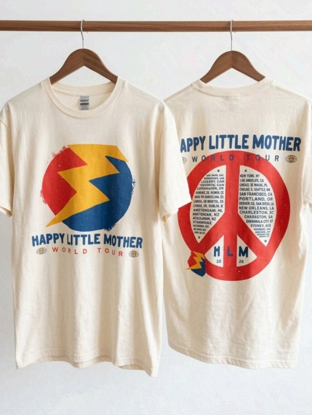 Happy Little Mother World Tour 2026 T-Shirt Reprint